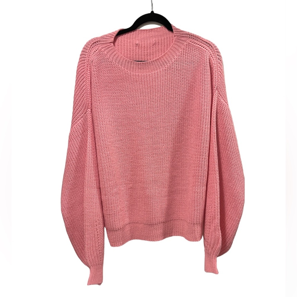 Like New Oversized Pink Boutique Sweater